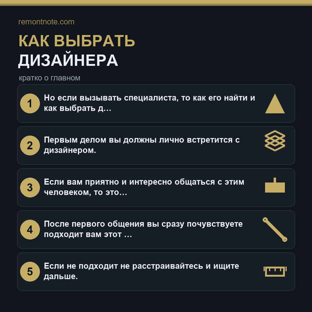 Как выбрать дизайнера