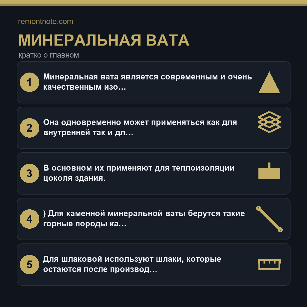 Минеральная вата